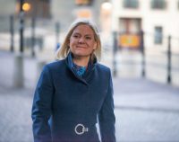 Magdalena Andersson is elected Sweden's first female Prime Minister on November 24, 2021.