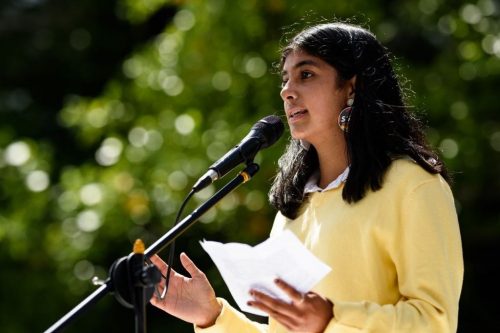 Anjali Sharma, a finalist for the 2021 Children's Climate Prize.