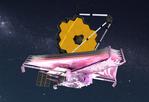 Artist conception of the James Webb Space Telescope.