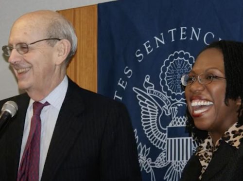 Justice Stephen Breyer and Ketanji Brown Jackson