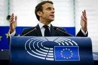 The President of the French Republic, Mr Emmanuel Macron, visited the European Parliament in Strasbourg on Wednesday, 19 January 2022.