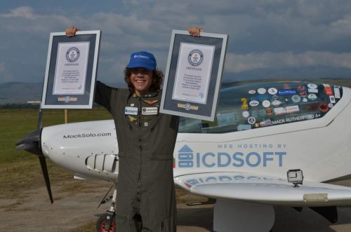 17 Year Old Is Youngest to Fly Around the World