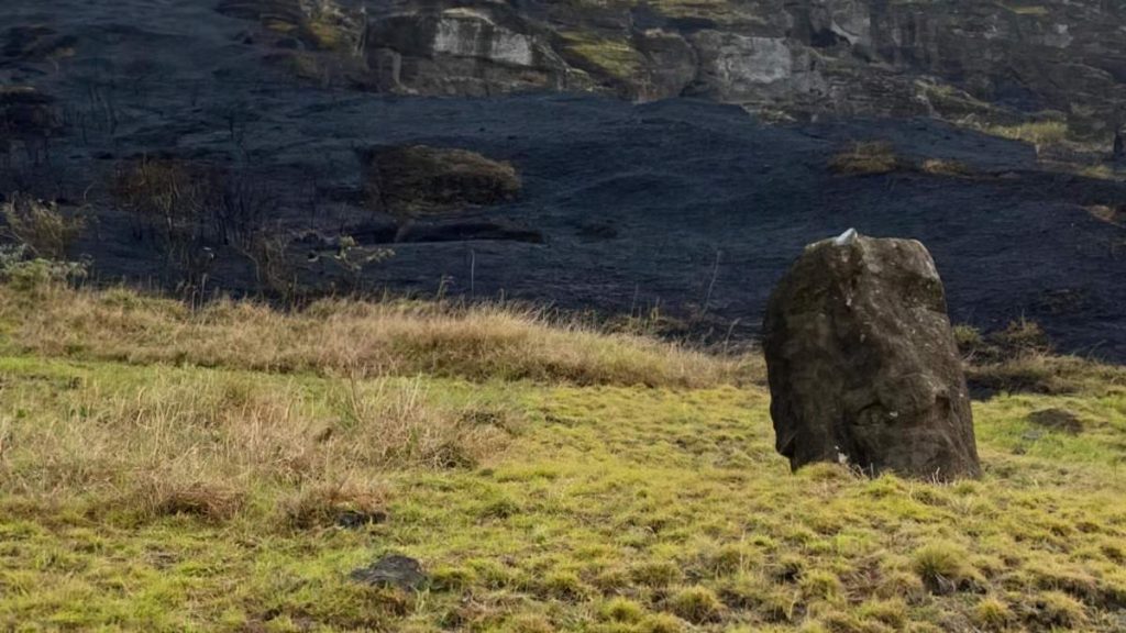 Fire Damages Famous Statues on Easter Island