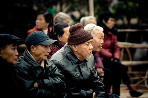 Elderly people in China.
