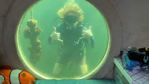 Dr. Deep Sea Lives Underwater for 100 Days