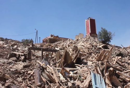 Earthquake impact in Douar Agadir Jamaa, Tizi N'Test commune, Taroudant Province. September 2023