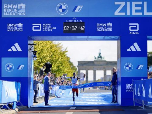 Eliud Kipchoge finished the Berlin Marathon on Sunday, with a time of 2:02:42. It was Kipchoge's fifth time to win the Berlin Marathon, which is a record. beat the old world record by more than a minute.