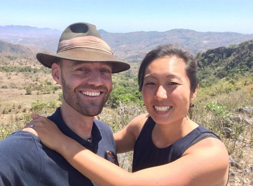 Thor Pedersen and his wife Le on Timor.